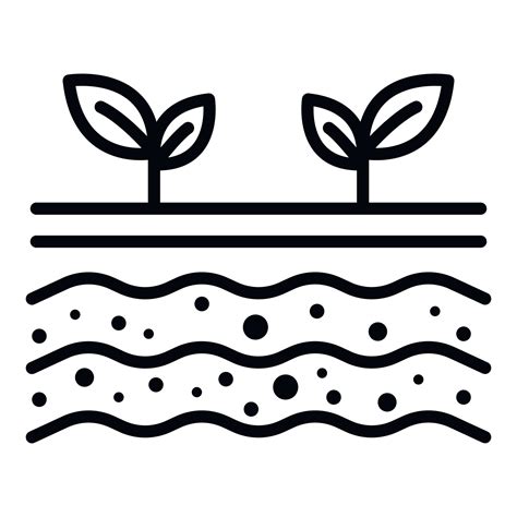 Plant shoots icon, outline style 15551345 Vector Art at Vecteezy