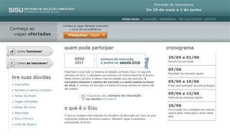 Sisu Do Meio Do Ano - Sisu do meio do ano é aberto para consulta de 51 mil vagas; inscrições ...