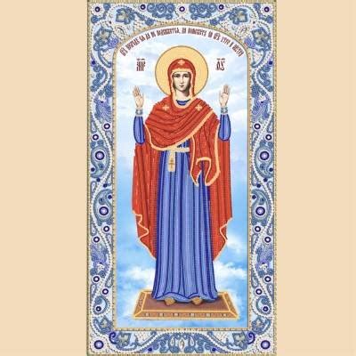 Купить РИК-2-006 - Схема для вышивки бисером Образ Пресвятой Богородицы ...