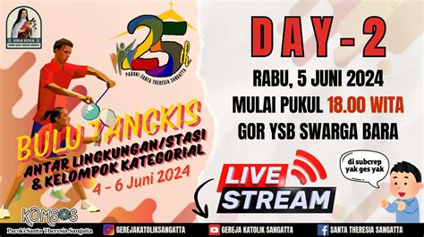 TURNAMEN BULU TANGKIS HUT 25 PAROKI DAY 2 YouTube