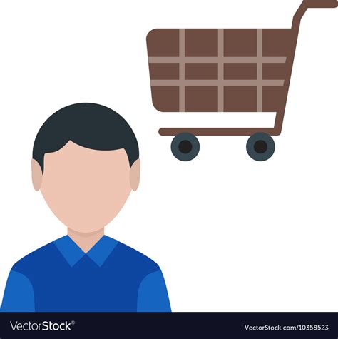 Shopping Assistant Royalty Free Vector Image Vectorstock