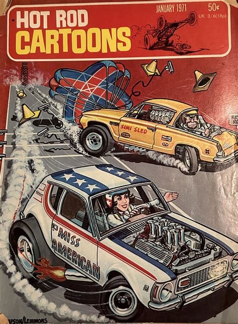 Petersen Hot Rod Cartoons 38 January 1971 Page 42 In Kenneth Gagnon S