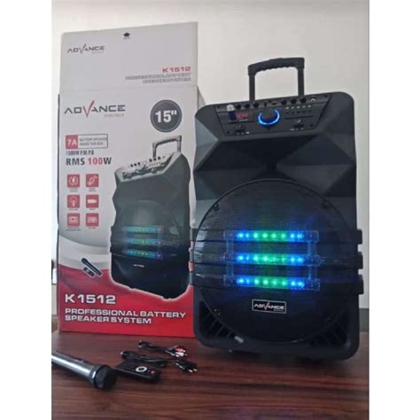 Jual Speaker Advance K1512 Bluetooth BT Meeting Karaoke Meeting