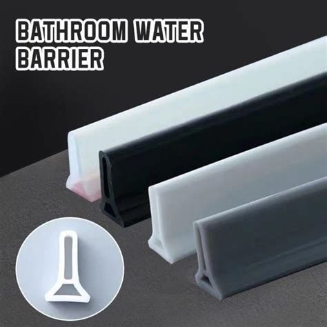 Bathroom Water Retaining Strip Toilet Partition Dry Wet Separation