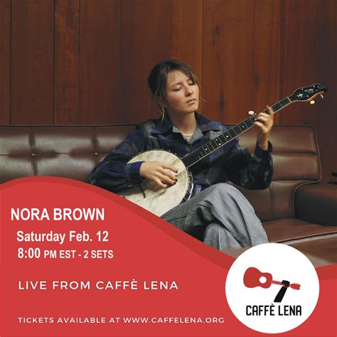 Nora Brown, Rising Bluegrass Talent, To Play at Caffe Lena