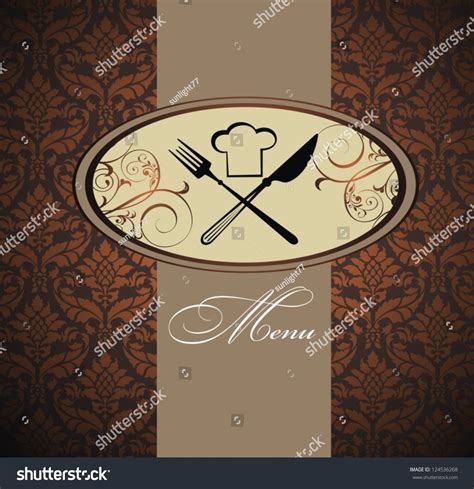 Restaurant Menu Design Stock Vector Royalty Free 124536268 Shutterstock