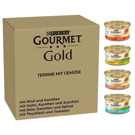 96x85g Jumbopack Gourmet Gold Duo Délice Double délice - Pâtée pour chat