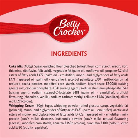 Betty Crocker Red Velvet Cake Mix Chocolate And Vanilla 480 Gm Online At Best Price Cake