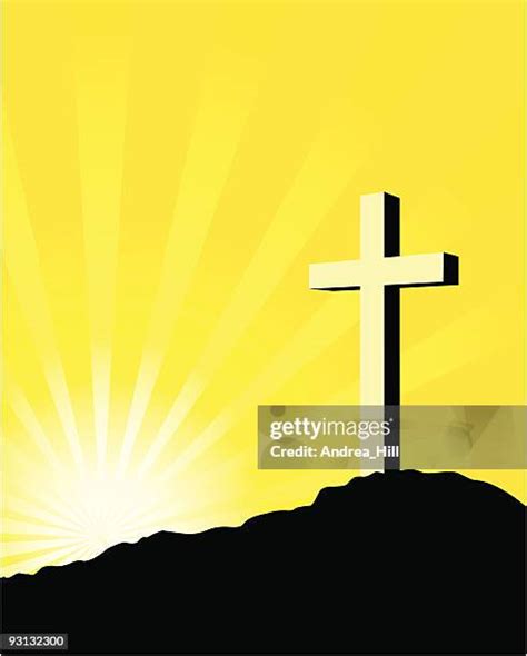 cross sunset background high res illustrations getty images