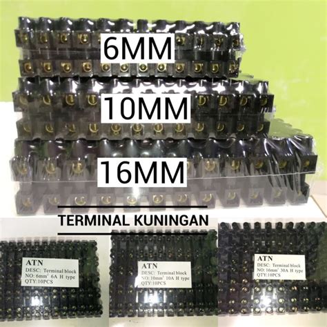 Terminal Blok Krustin Mm Mm Mm Mm A A A Ampere Hitam