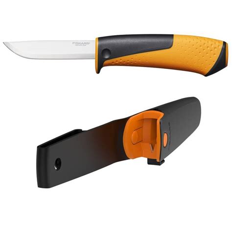 Nóż uniwersalny z ostrzałką 1023618 Fiskars - Warowny