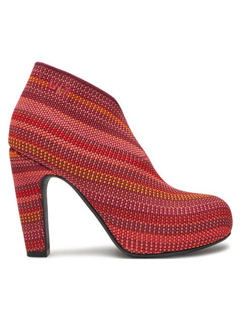 United Nude Botki Fold Hi II Czerwony Modivo Pl