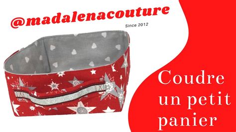 Coudre Un Petit Panier Tuto Couture Madalena YouTube