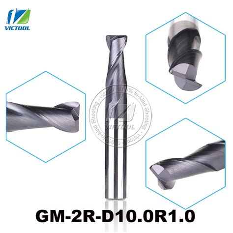 Gm R D R Cemented Solid Carbide End Milling Cutters Flute R