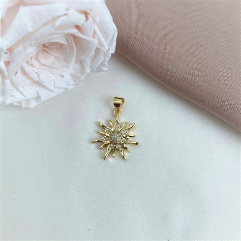 Купить Кулон солнце маленькое для бижутерии недорого | Цена на ...