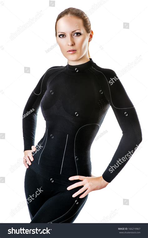 Beautiful Sexy Woman Black Hot Sports Stock Photo Shutterstock