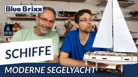 Moderne Segelyacht Cm Hohe Masten Stoffsegel Und Bauspa Unter