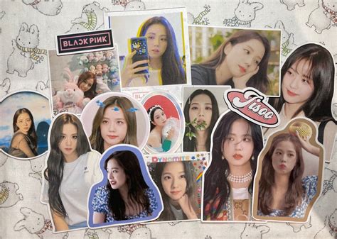 15 Pcs Jisoo Blackpink Stickers Set / Waterproof Sticker - Etsy