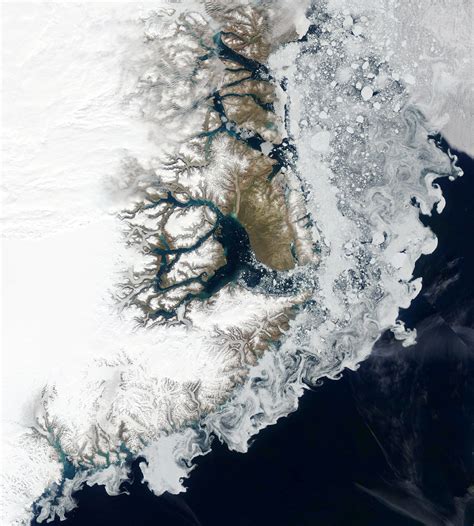 Sea Ice In Denmark Strait