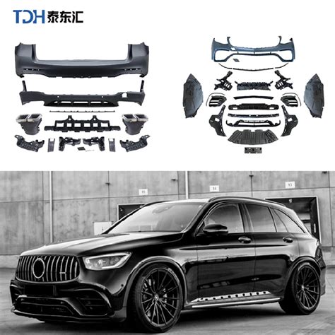 Body Kit For Mercedes Benz Glc X253 Modified To Glc 63 Amg Style Amg Body Kit And Auto Body Kit