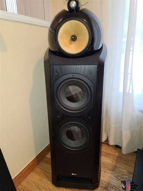 Bowers And Wilkins B W Nautilus Speakers In Black Ash Finish Photo