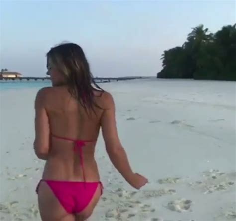 Liz Hurley Looks Sensational As She Dances In Hot Pink Bikini For Sexy Instagram Video The