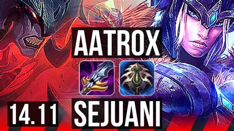 AATROX Vs SEJUANI TOP 10 Solo Kills 47k DMG 800 Games Godlike