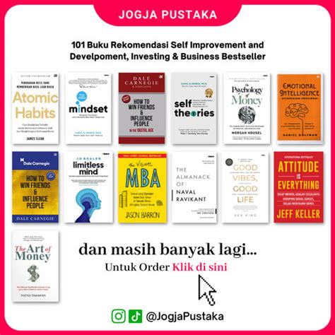 Promo 101 Buku Self Improvement Investing Dan Business Best Seller