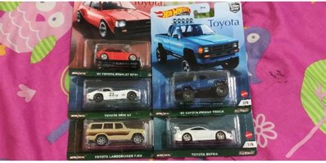 Hot Wheels Toyota Premium Set Hobbies Toys Toys Games On Carousell