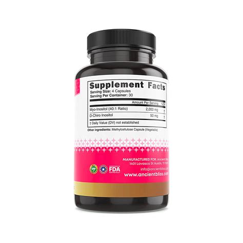 Myo & D-Chiro Inositol – Ancient Bliss