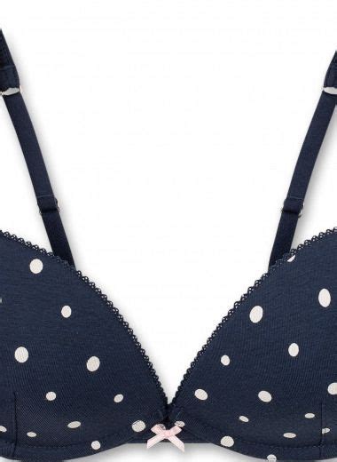 SANETTA MEISJES SOFT CUP BH DOT BLAUW SANETTA Lingerie