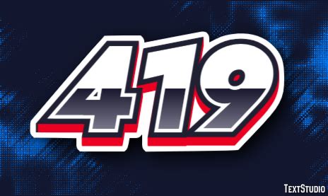 text effect  logo design number