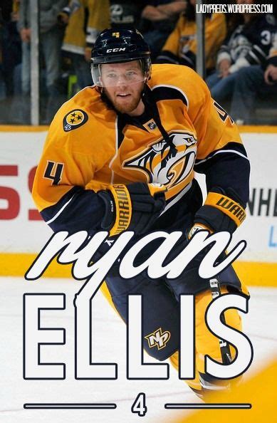 Ryan Ellis - #4 - Nashville Predators | Nashville predators hockey ...