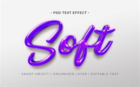 Premium Psd Soft Text Effect