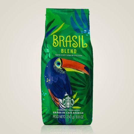 Café torrado em grãos starbucks brasil blend 250g Café Magazine