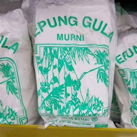 Jual Tepung Gula Cap Pohon Bambu Gr Gula Halus Tebu Shopee Indonesia