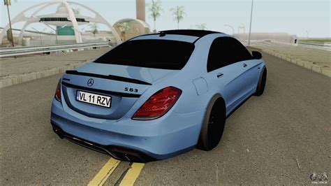 Mercedes Benz W222 S63 AMG Mafia Para GTA San Andreas