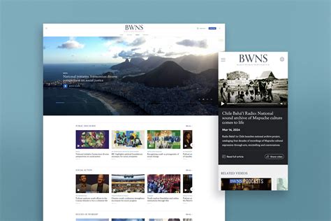 Bahá’í World Centre: BWNS website sees major redesign on 25th year