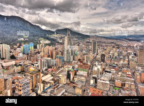 bogota cityscape colombia stock photo alamy