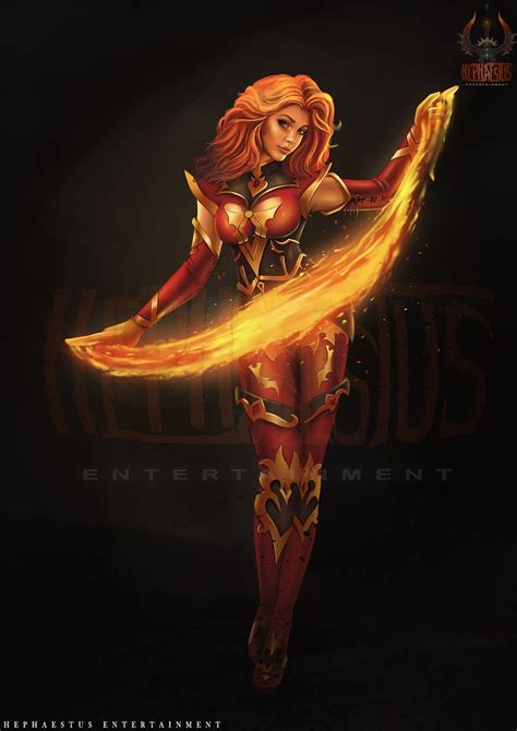 Magical Fire Female Character Hephaestus Entertainment On Artstation