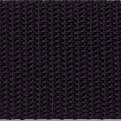401 Black Lightweight Woven Nylon Webbing