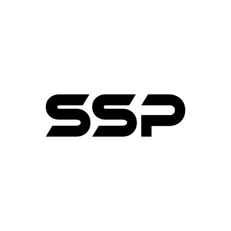 ssp letter logo design inspiration   unique identity modern