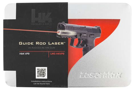 Lasermax Lmshkvp9 Guide Rod Handk Red Laser 5mw Hk Vp9 635 Nm Wavelength Battlehawk Armory