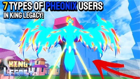 7 Types Of Phoenix Users In King Piece Roblox King Legacy YouTube