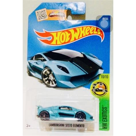 Jual Hot Wheels Lamborghini Sesto Elemento Shopee Indonesia