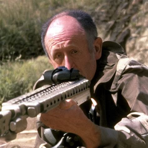 Krea Ai Film Still Of Mike Ehrmantraut Aiming With A