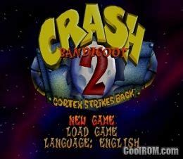 Crash Bandicoot Cortex Strikes Back Europe Rom Iso Sony