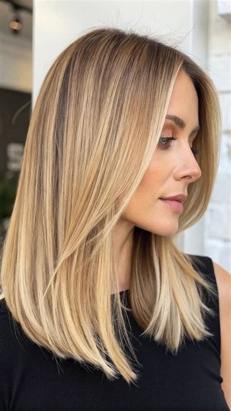 Stunning Summer Blonde Shoulder Length Hair Ideas For