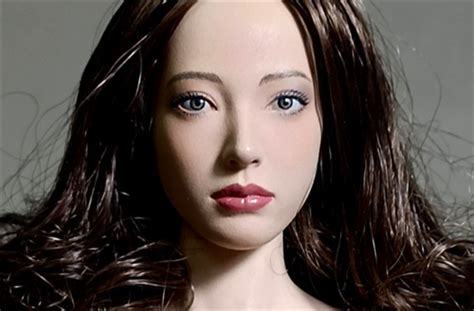 HOT STUFF Flaming Toys Asian Beauty Head Sculpture 1 6