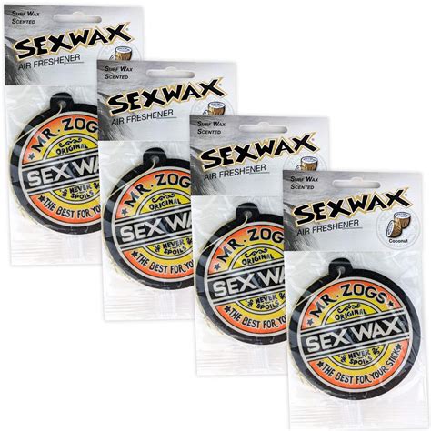 Amazon Sex Wax Air Freshener Multi Pack Coconut 4 Pack Automotive
